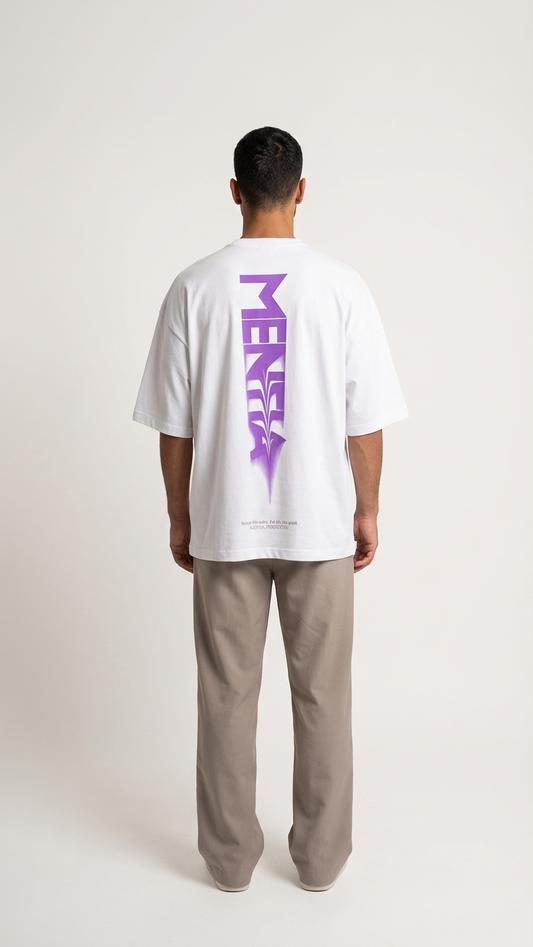 MENTIA Void Drip Tee – Purple Energy Edition